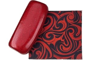 SPUNKYsoul Eye Glasses Case Girl Sparkle Smooth Glitter Hard Shell Eyeglass for Women