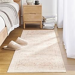 BILEEHOME Pink Boho Runner Rugs for Hallway Kitchen