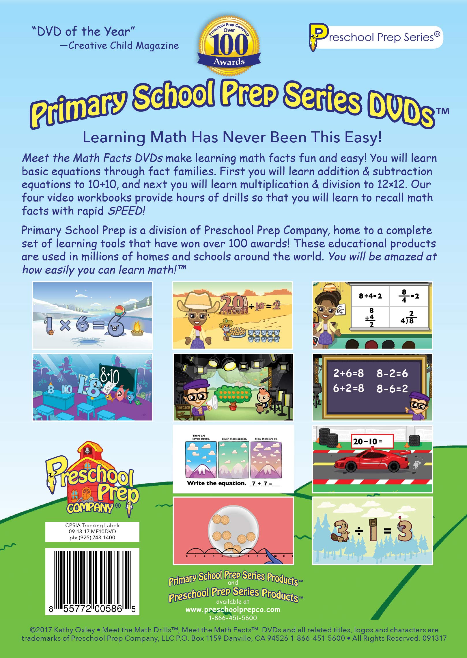 Mua Meet the Math Facts 10 DVD set - addition, subtraction ...