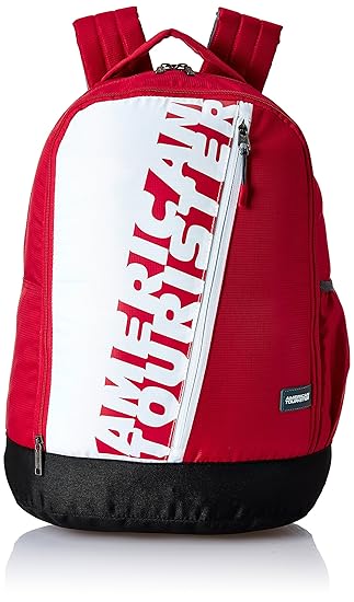 American Tourister 28 Ltrs Red Casual Backpack (AMT Twist Backpack 01 - RED)
