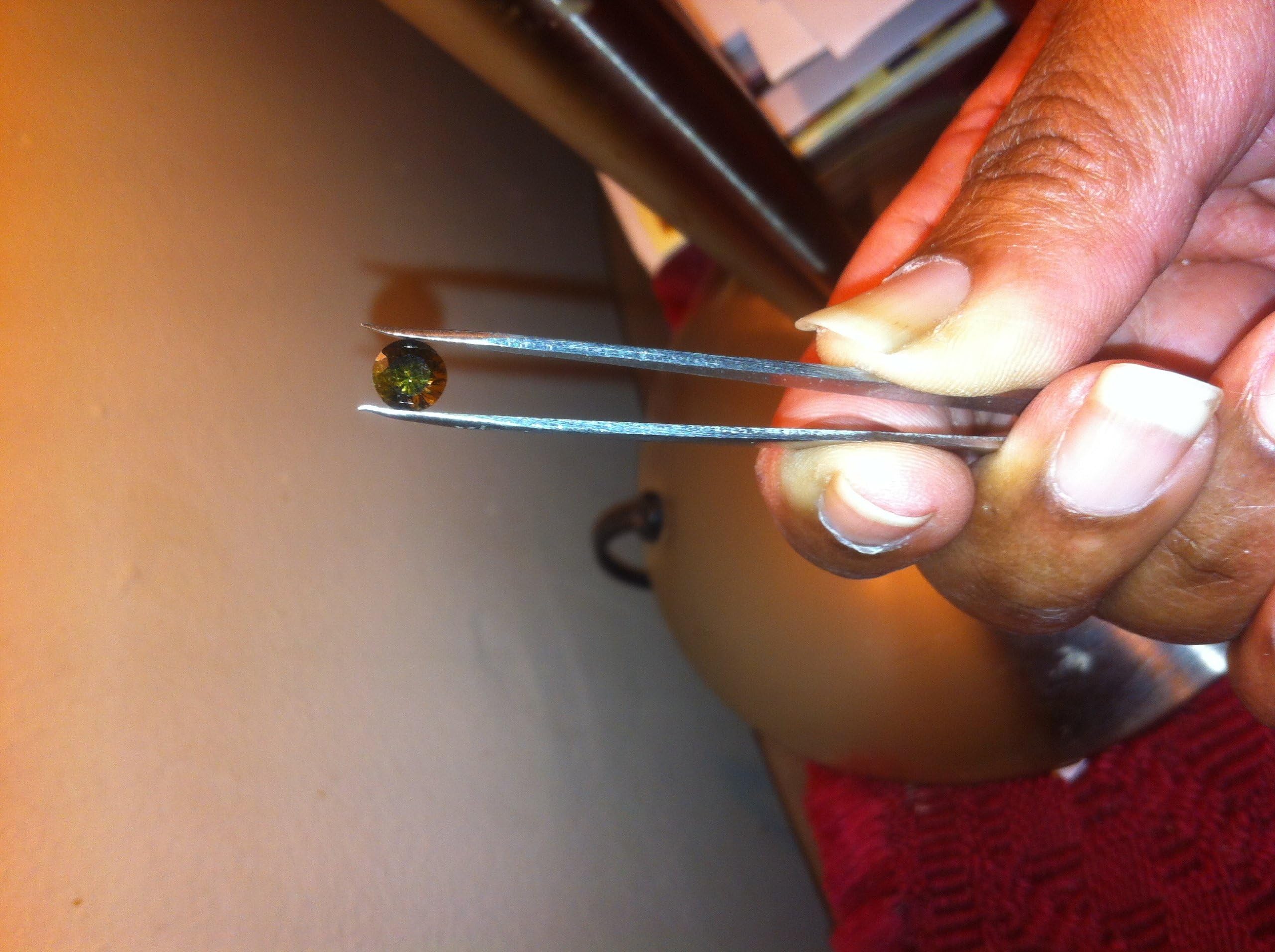 Natural Unheated Certified Round Cut 1.08ct Demantoid Garnet
