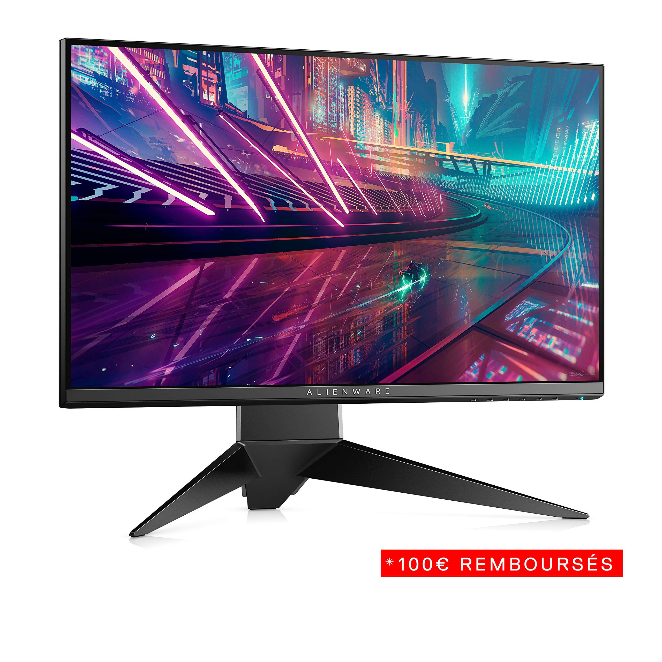 Alienware AW2518HF 24.5 Inch TN Gaming Monitor (Black Grey) (1 ms Response Time, Full HD 1920 x