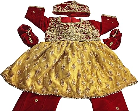 Amazon Com Srawen Pasni Dress For Girl Baby Weaning Ceromony