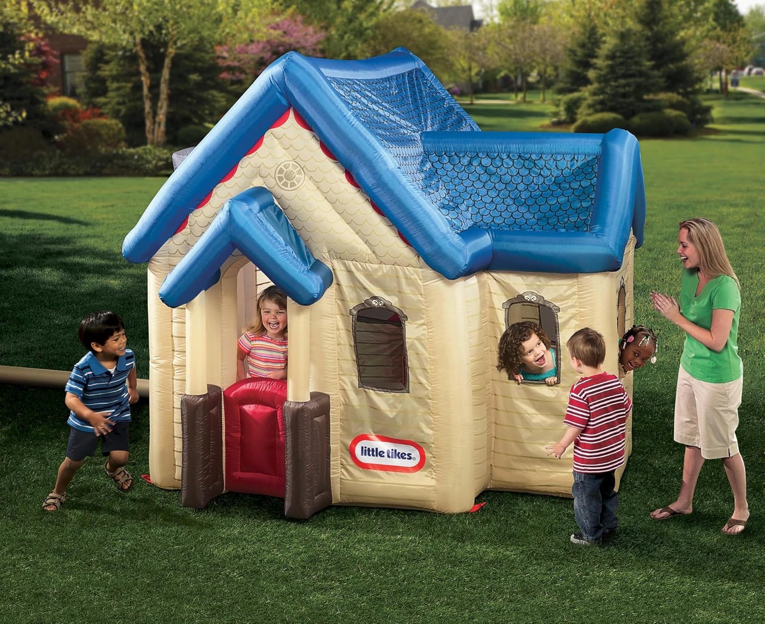 Little Tikes Inflatable Victorian Playhouse Kid Childrens