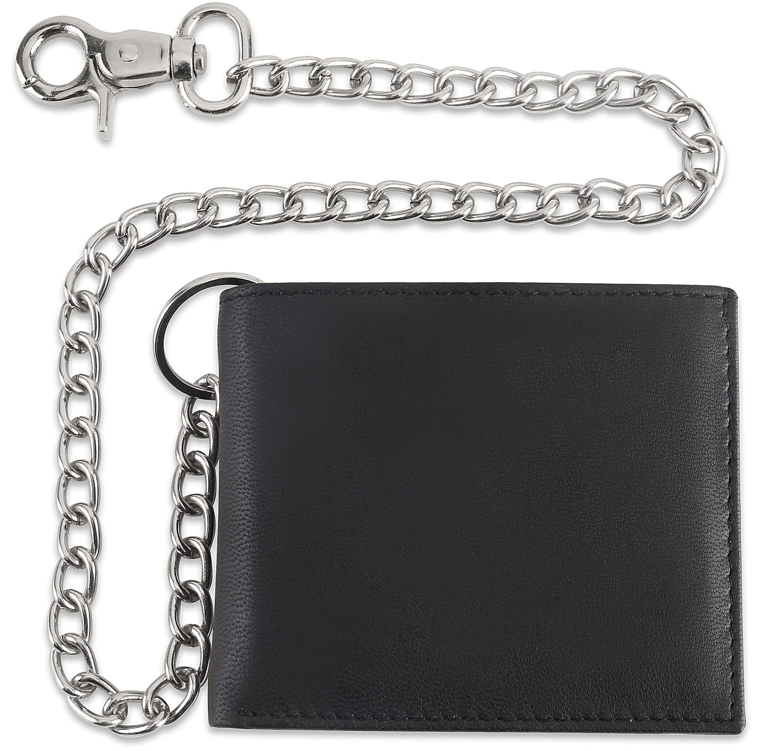 Vertikale Trifold-Brieftasche aus echtem Leder für Herren mit benutzer definiert