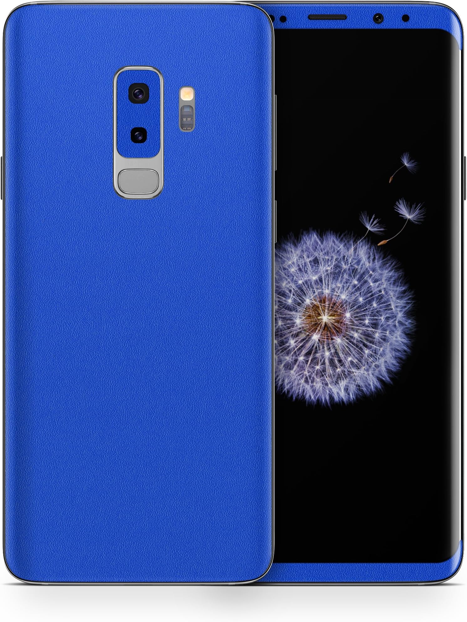 AlienJacket - Galaxy S9+ Plus 3M Vinyl Textured Skin (Solid Texture - Blue)