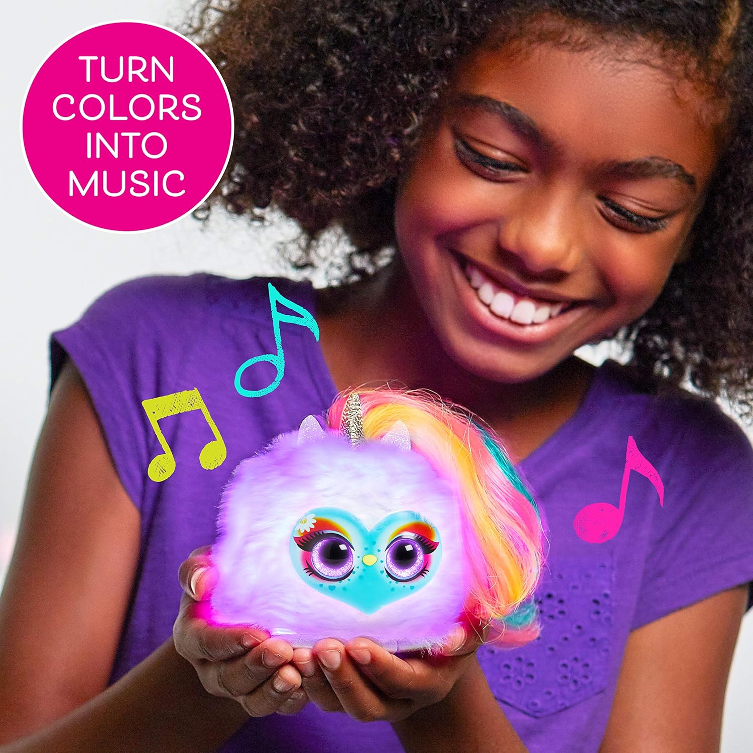 Lumies “Let’s Learn Colors” Plush Unicorn Interactive Toy — Preschool Kids: Toys & Games
