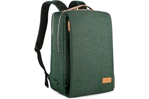 Nordace Siena Smart Backpack with USB Charging - 15.6 Inch Laptop Backpack, 19L Daily Backpack for Travel, Everyday, or Work (Dark Green)