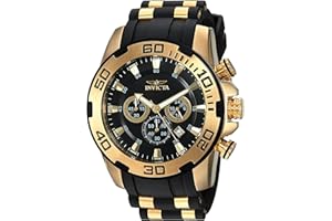 Invicta Men's 22340 22341 22343 22344 22346 Pro Diver Analog Display Quartz Black Watch