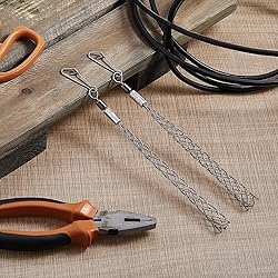 Gisafai 2 Pcs 1/2 in Wire Pulling Grip Mesh Cable