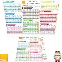 Pressure Cooker Accessories - Insta Pot Cheat Sheet Magnet Set - Instant Pot Times Cookbook