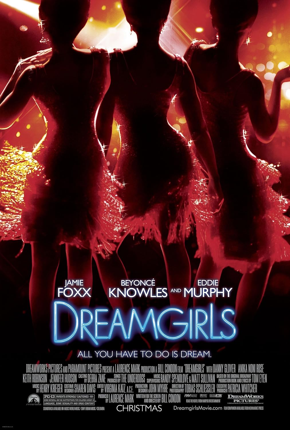 Movie Poster DREAMGIRLS Print Approx Size 11X8 inches