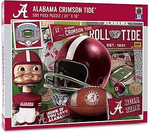 YouTheFan NCAA Retro Series Puzzle - 500 Pieces