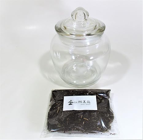 Amazon 翔美苑 苔 テラリウム ガラス容器 蓋付き瓶 ストレートジャー 丸型 容量約1250ml 樹皮培養土50g付き 保存容器 キャニスター オンライン通販