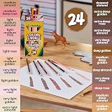 Crayola Colours of the World Pencils 24 Pack Assorted Skin Tones Kids 3+ view 2