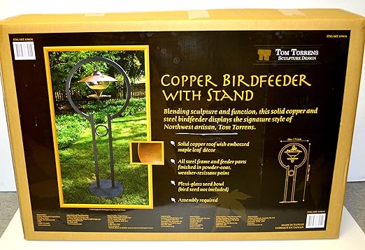 Tom Torrens Wens Northwoods Copper Birdfeeder With Stand Amazon