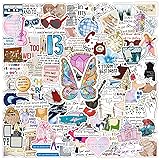 100pcs Taylor Music Lyrics Sticker for Adult Female