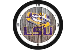 SunTime LSU Tigers - Weathered Wall Clock