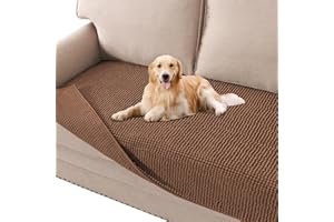 H.VERSAILTEX Plush Sofa Cover 3 Seater Chenille Dog Bed Cover Anti Slip Couch Covers Sofa 3 Seat Sectional Couch Covers for D