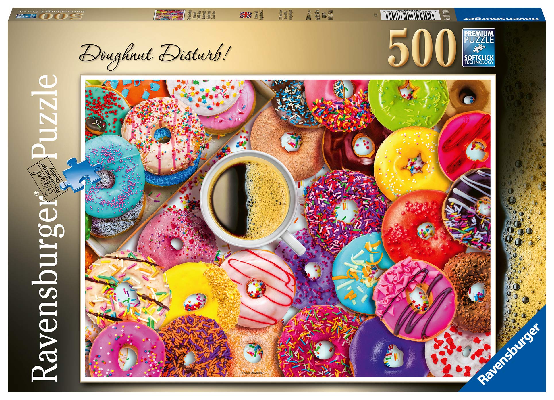 Ravensburger Doughnut Disturb 500 Piece Jigsaw Puzzle for Adults & Kids Age 10 Years Up