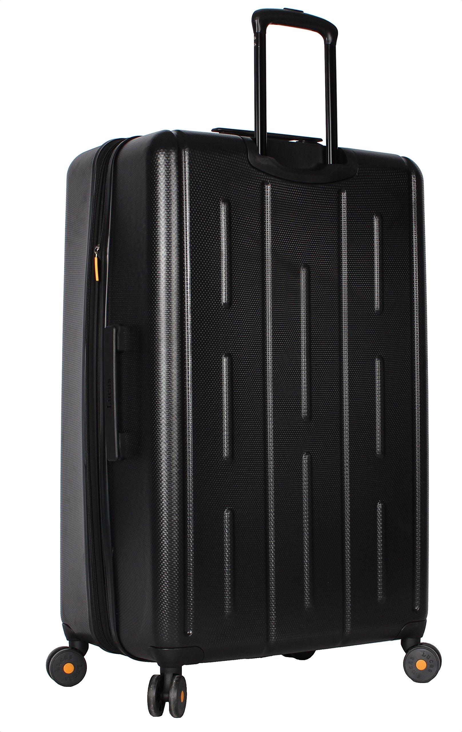 Lucas Luggage Hard Case Large 31" Expandable Suitcase With Spinner
