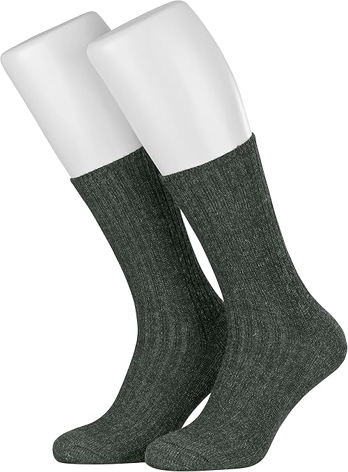 Piarini 36 Pairs of Norwegian Socks for Men Without Elastic Waistband VeinFriendly, Terry