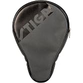STIGA Ping Pong Paddle Cover &ndash; Padded Table Tennis Racket Case with Heavy-Duty Vinyl Construction, Zipper Closure, Reinforced Edge Protection for Travel and Storage