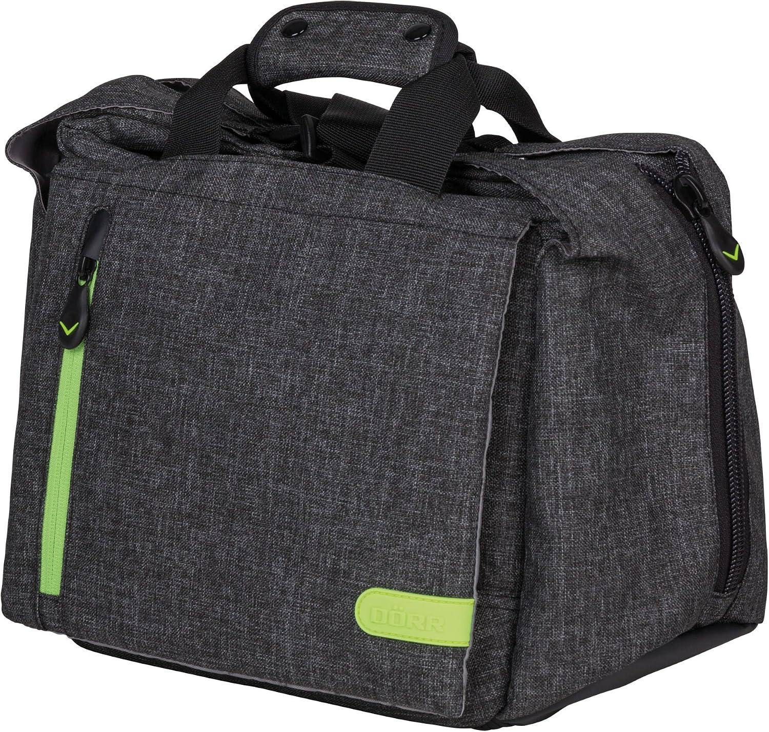 Dorr Small City Pro Messenger Photo Bag - Grey/Lime