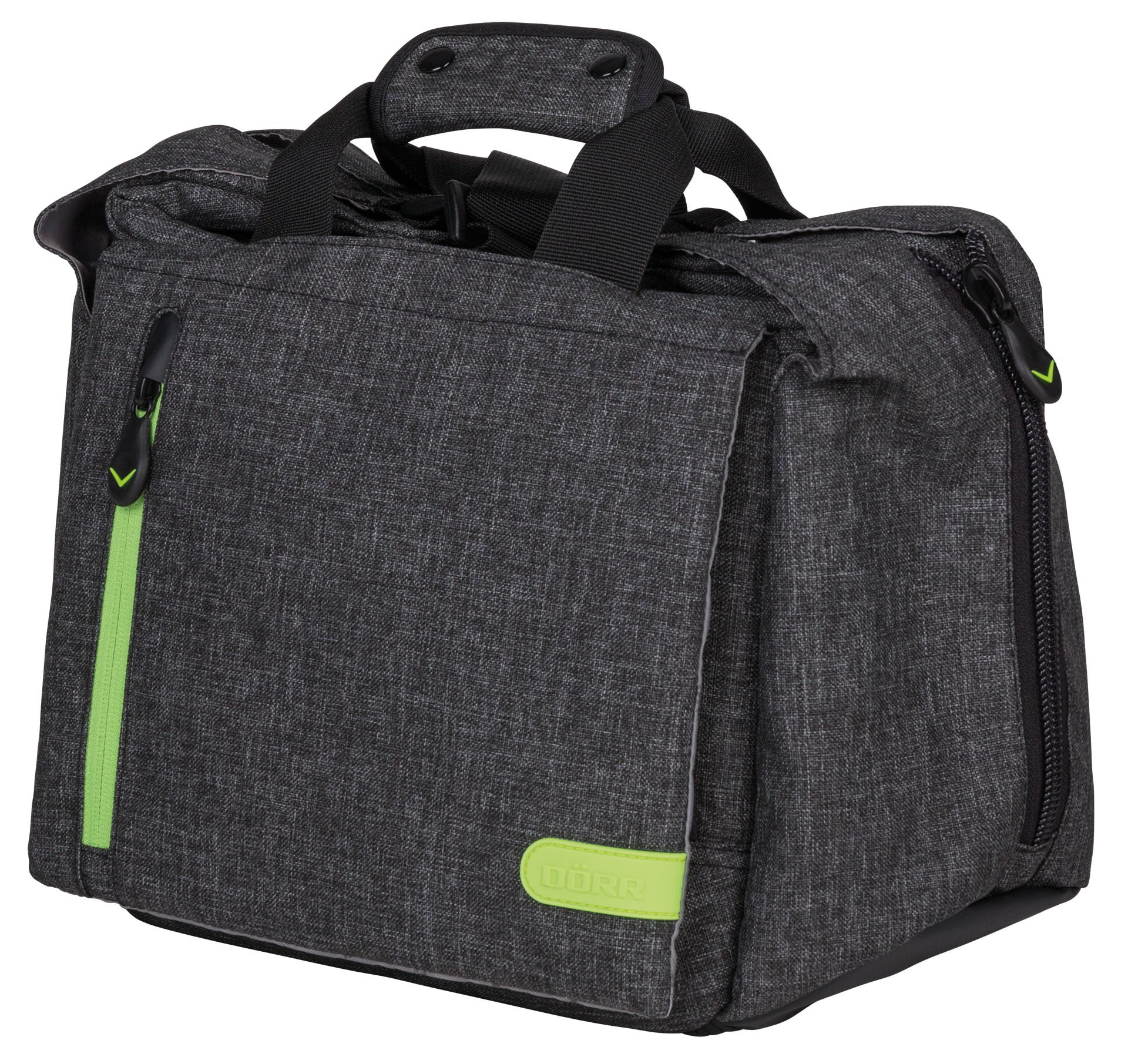 Dorr Small City Pro Messenger Photo Bag - Grey/Lime