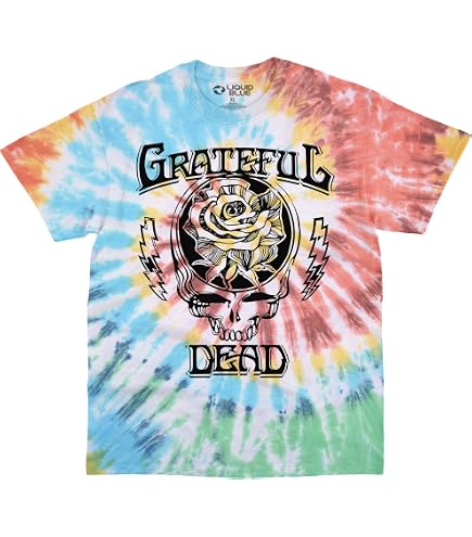 Liquid Blue Grateful Dead Lunar Dead Fall Tour 1989, Tie Dye
