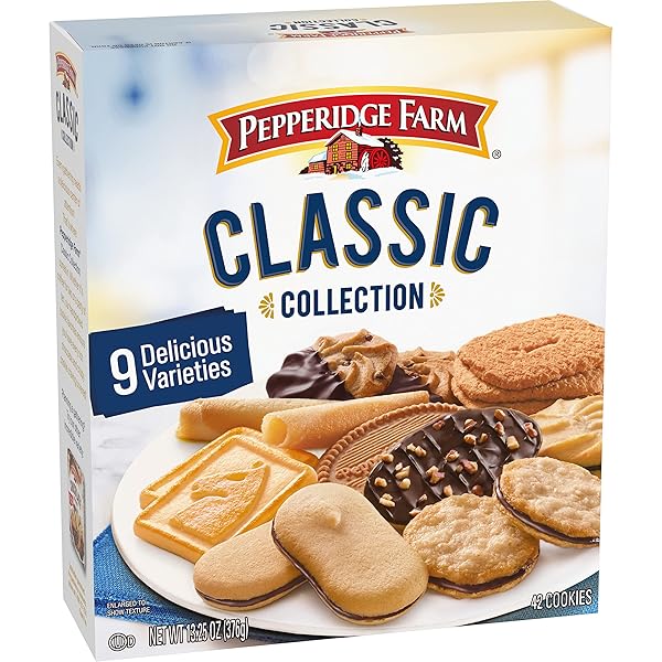 PEPPERIDGE FARM COOKIES CLASSIC COLLECTION, 9 COOKIE VARIETIES, 13.25 OZ. BOX