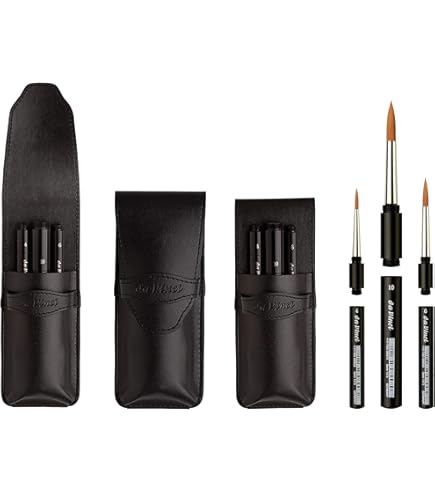 Amazon.com: da Vinci Brushes 5382-1503 Watercolor Brushes, 4/6/10