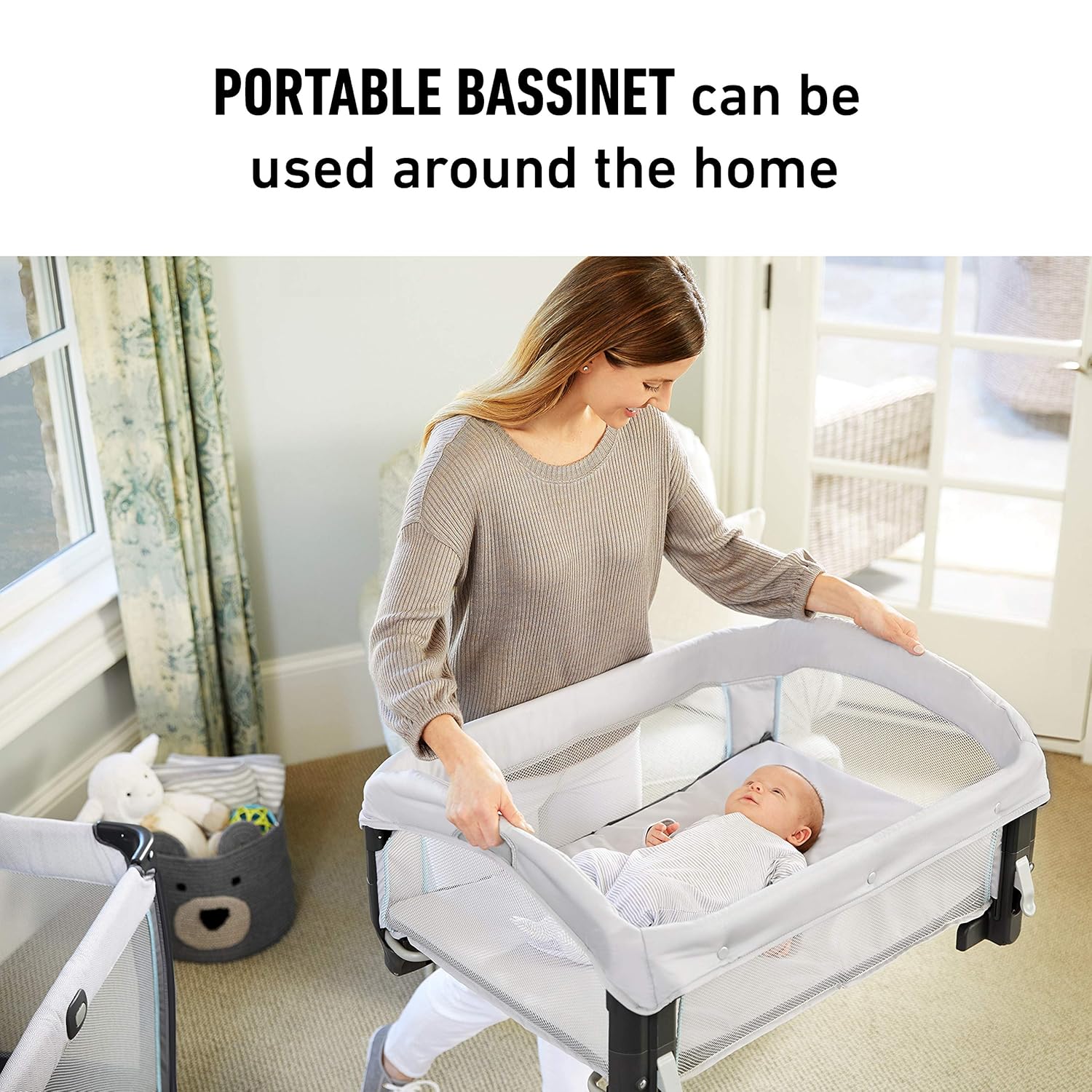 raised bassinet
