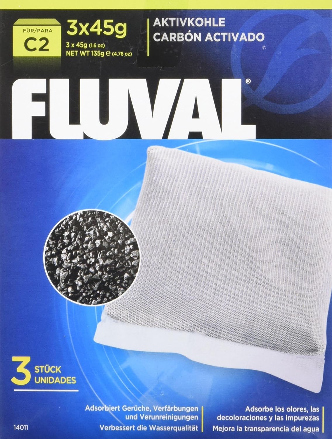FLUVAL FL C2 Carbon, 110x120mm Sachet - Image 3