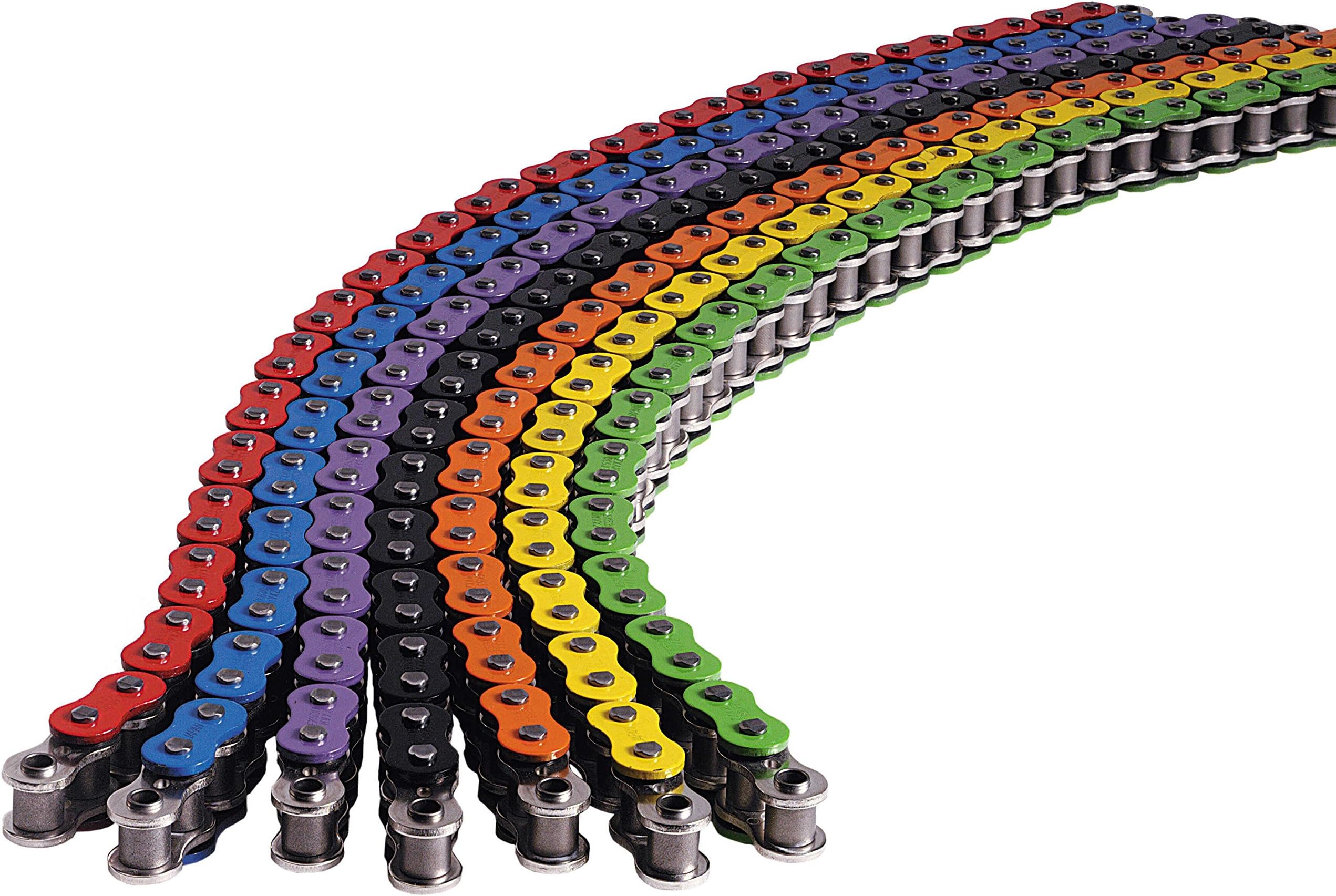 EK Motor Sport 520 MVXZ2 Series X-Ring Chain - 120 Links - Red