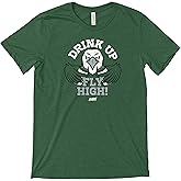 Drink Up Fly High T-Shirt for Philadelphia Football Fans (SM-5XL)