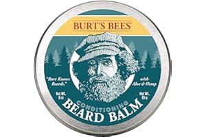 Burt's Bees Conditioning Beard Balm with Aloe & Hemp, For Men, 3 Ounces
