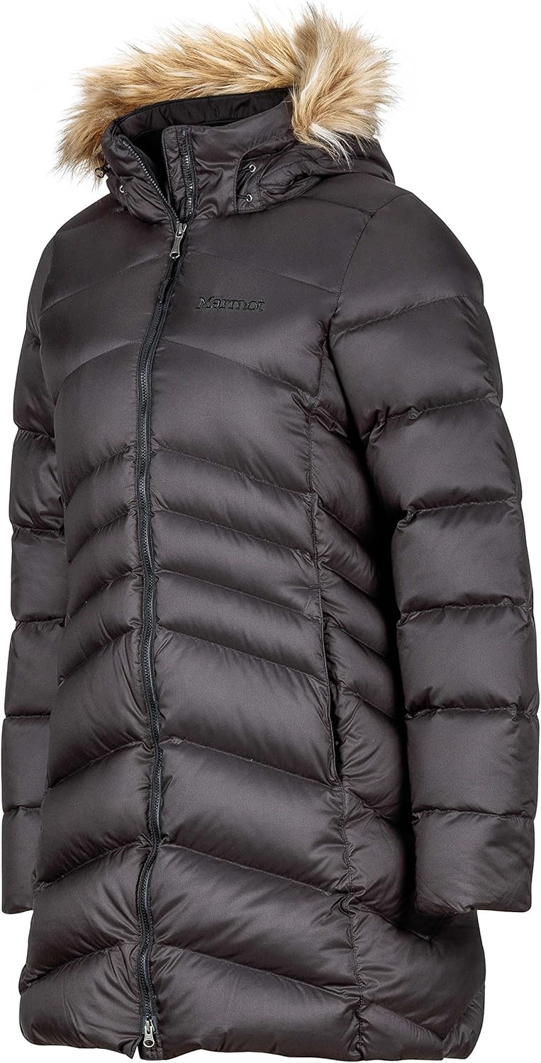 Marmot Women's Montreal Knee-length Down Puffer Coat: Clothing