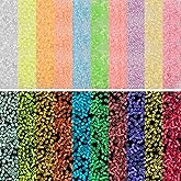 5000pcs 3mm Glass Seed Beads Glow in The Dark Beads Luminous Seed Bead 10 Colors Round Glass Bead for DIY Bracelet Necklaces Craft Jewelry Making Supplies