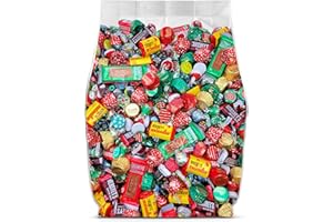 YUMMY CHEW Assorted Christmas Chocolate Variety Pack - 5lb Bulk Christmas Candy Individually Wrapped for Stocking Stuffers, Party Favors, Secret Santa, Gift Bags and Holiday Treats - Assorted Holiday Candy Bulk Mix - 5 Pounds