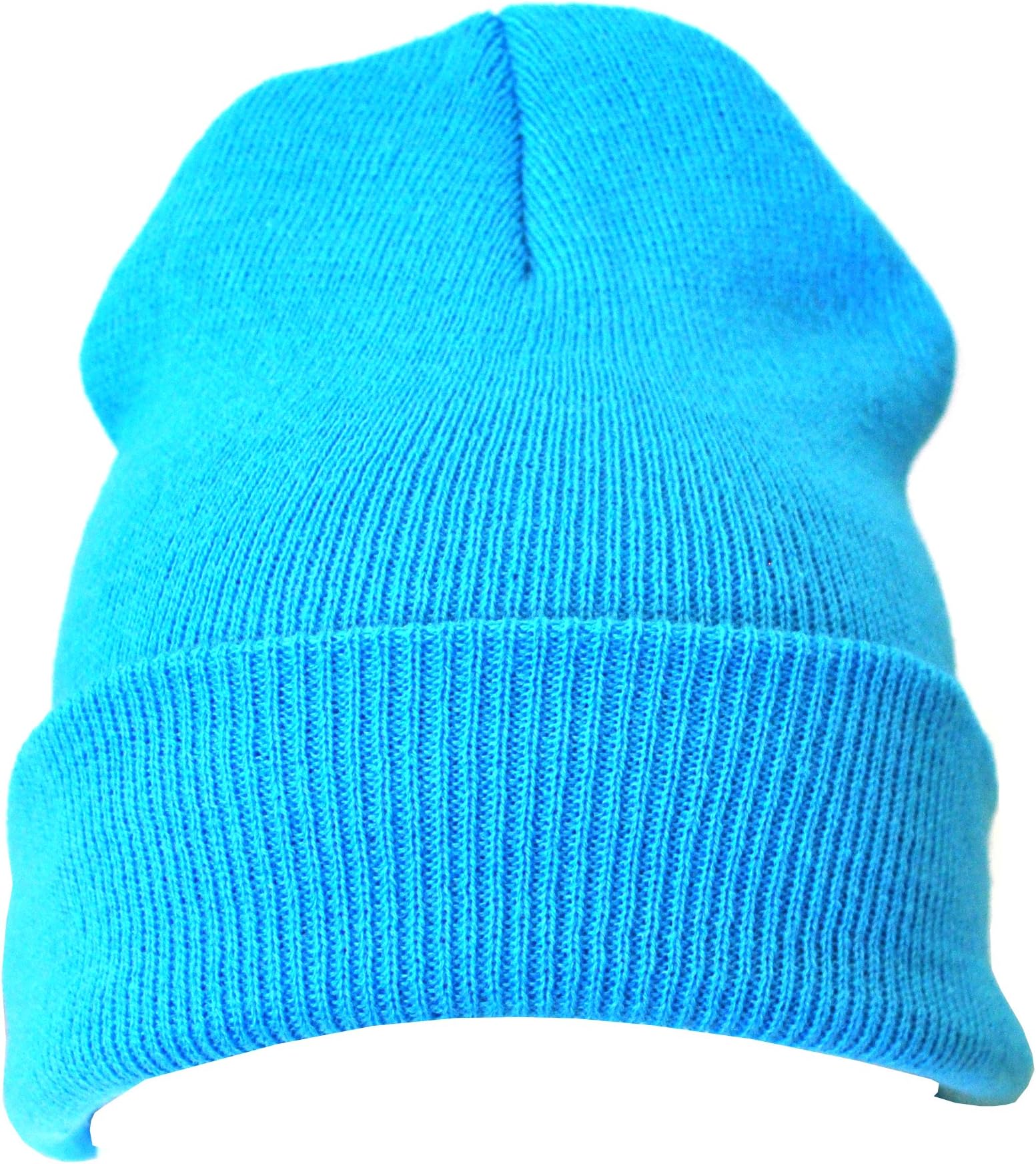 5 x Baby Blue Warm Winter Unisex Beanie Hats