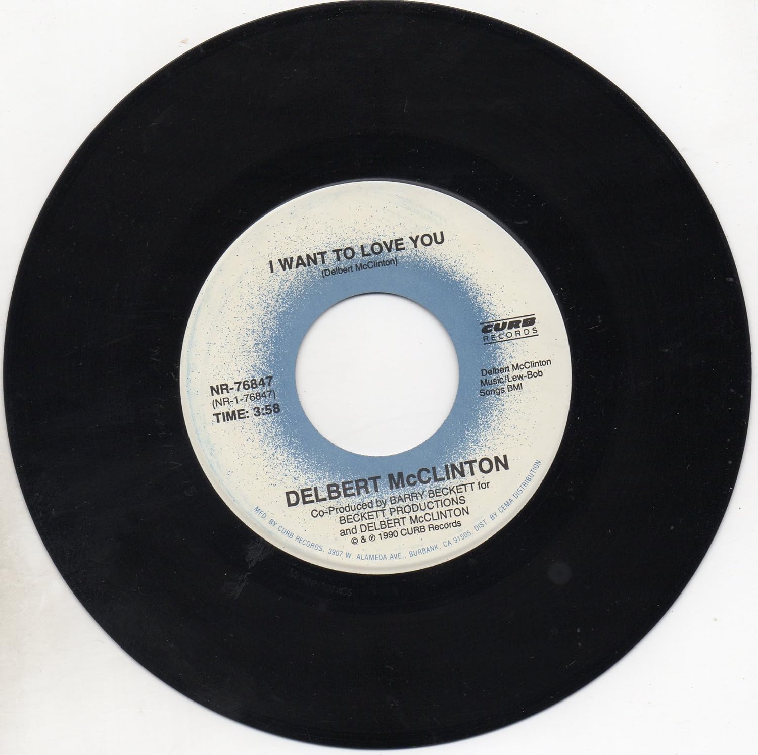 Delbert Mcclinton That S The Way I Feel B W I Want To Love You 7 45 Record Amazon Com Music