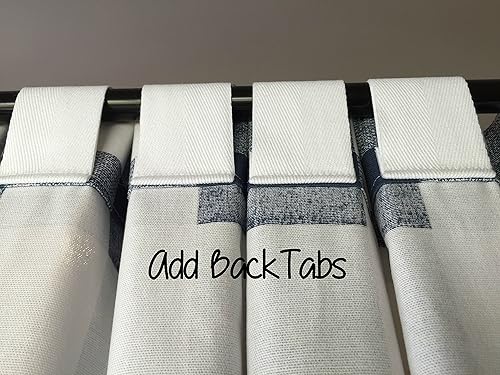 Amazon Com Add Back Tabs Back Tab Curtains Pleated Tab