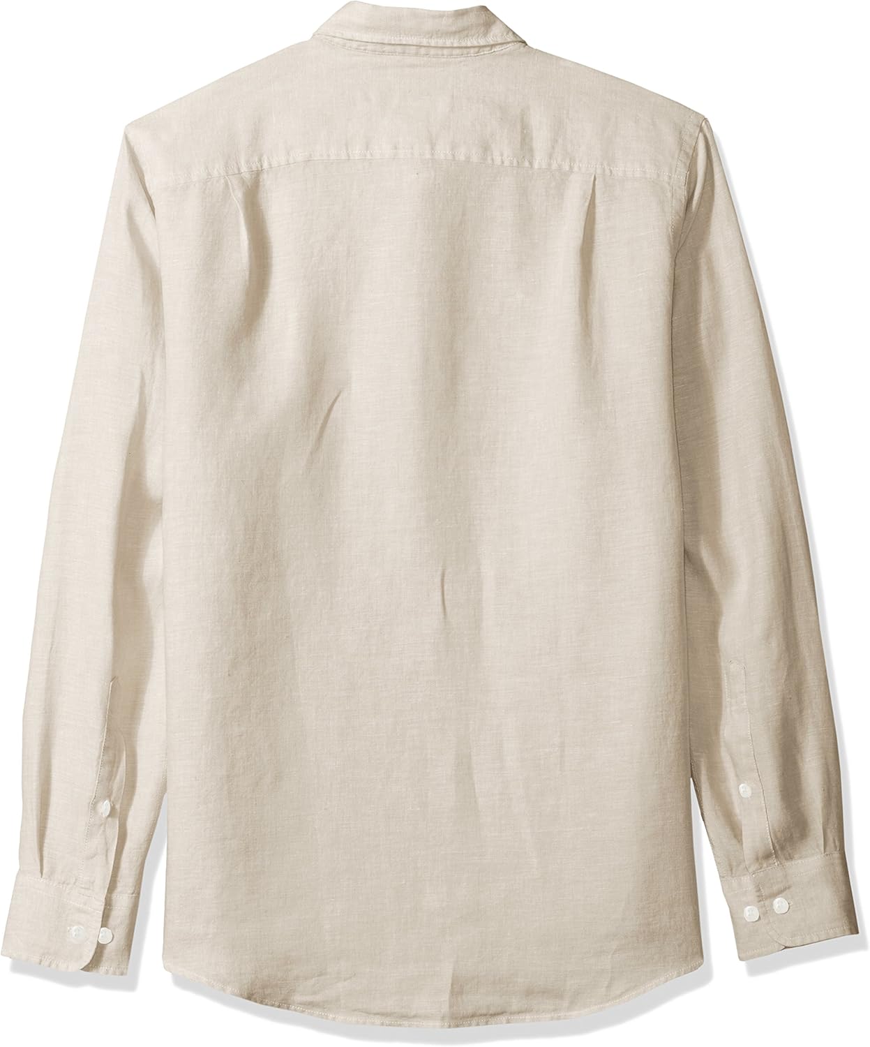 Essentials Mens SlimFit LongSleeve Linen Shirt Shirts Men