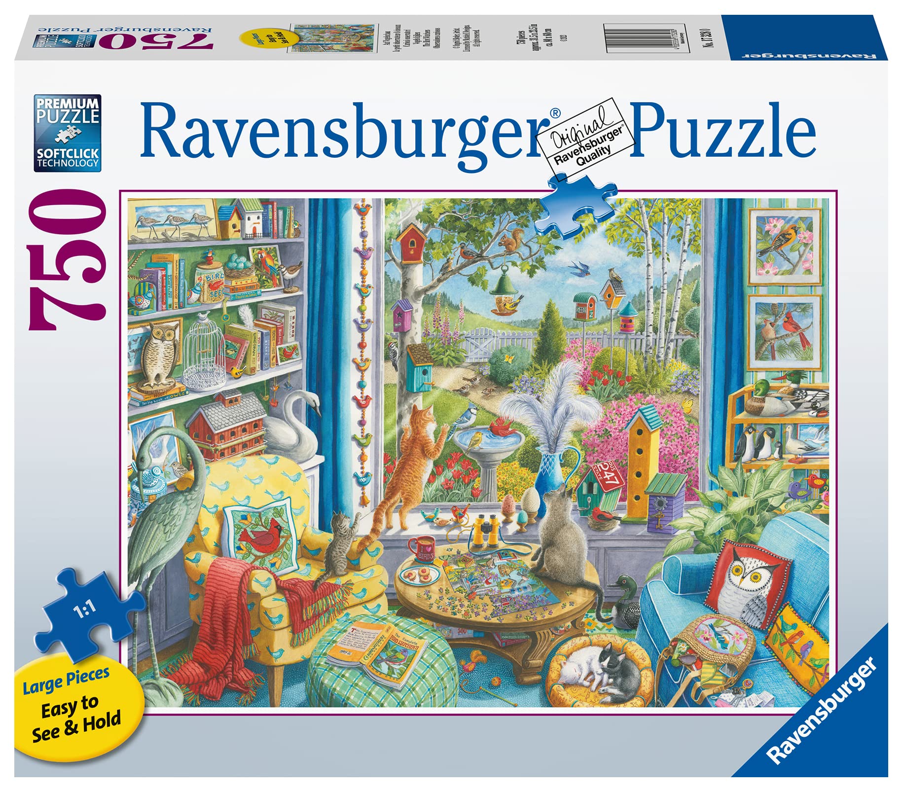 Ravensburger The Bird Watchers 750 Piece Jigsaw Puzzle for Adults and Kids Age 12 Years Up
