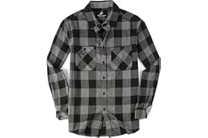 Alex Vando Mens Button Down Shirts Flannel Shirt Long Sleeve