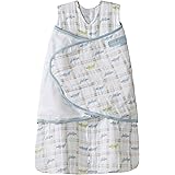 HALO 100% Cotton Muslin Sleepsack Swaddle, Gator Plaid, Small