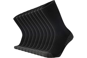 ONKE Cotton Full Cushion Crew Socks for Men Women Athletic Thick Warm Heavy Duty Steel Toe Work Boot Moisture Wicking Control