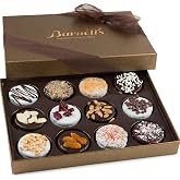 Barnetts Gift Basket, 12 Chocolate Covered Cookies Gourmet Candy Box | For Thanksgiving, Halloween, Diwali, Christmas Holiday, Prime Food Delivery, Gifts for Him and Her Candy Treats
