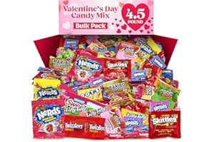 TABOOM Bulk Mixed Candy Individually Wrapped Variety Pack - 4.5 Pounds Assorted Candies for Pinata Fillers, Schools, Office Treats, and Party Bags - Christmas Candy | Approx. 250 Pieces